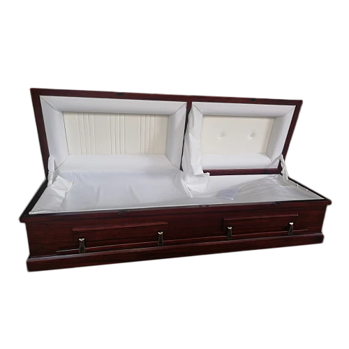 Traditional American Solid Oak Casket For Funeral Service price